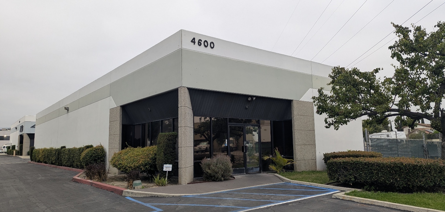 Testraulics facility at 4600 Littlejohn Street in Baldwin Park, California